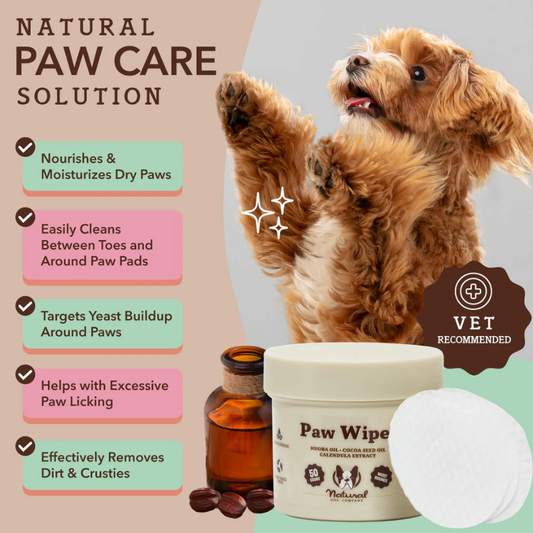 Natural Dog Paw Wipes