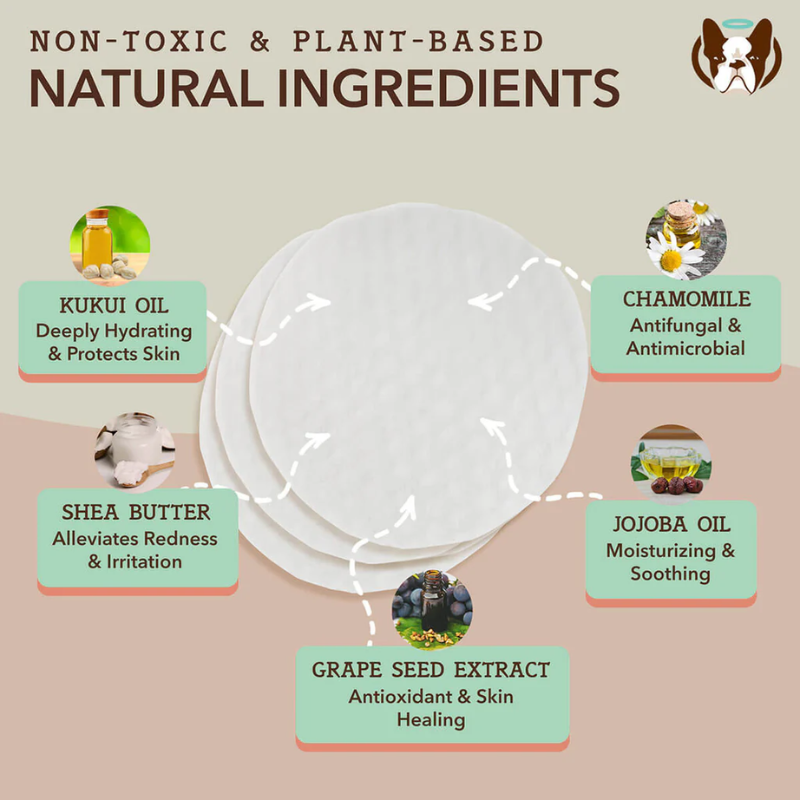 Natural Dog Snout Wipes
