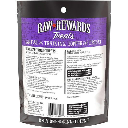 Northwest Naturals Raw Rewards Pork Liver