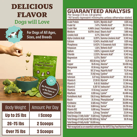 Natural Dog Company Super Greens Meal Topper