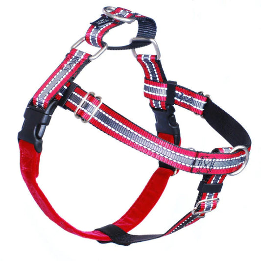 2 Hounds Reflective Red No-Pull Freedom Harness