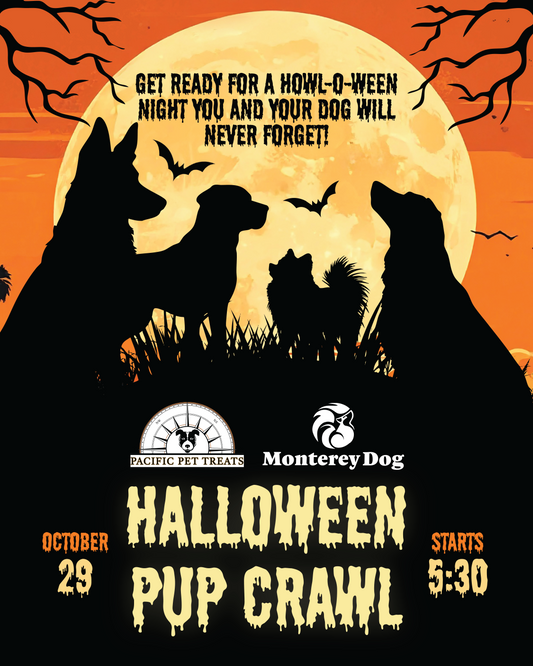 Pacific Pet Treats & Monterey Dog Present Halloween Pup Crawl