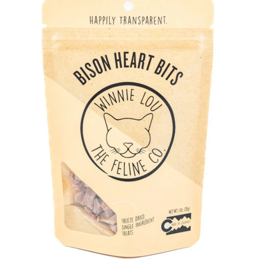 Winnie Lou Bison Heart Bits For Cats