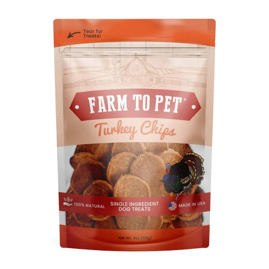 Farm To Pet Turkey Chips 4oz
