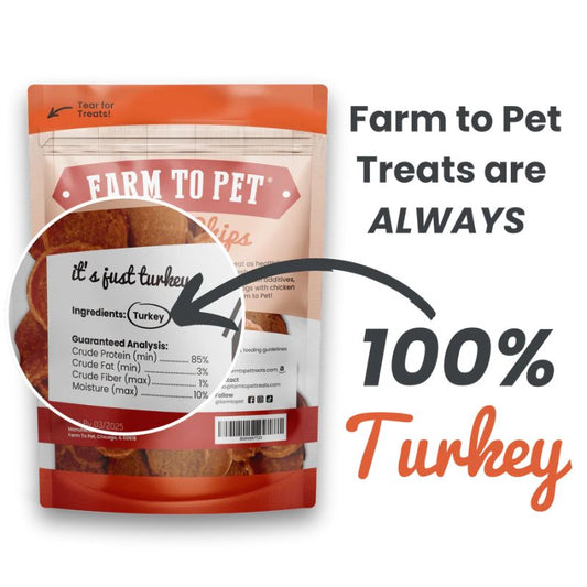 Farm To Pet Turkey Chips 4oz