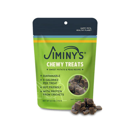 Jiminy's Soft and Chewy Training Treats - Sweet Potato and Pea Recipe