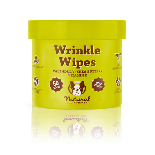 Natural Dog Wrinkle Wipes