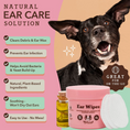 Load image into Gallery viewer, Natural Dog Ear Wipes
