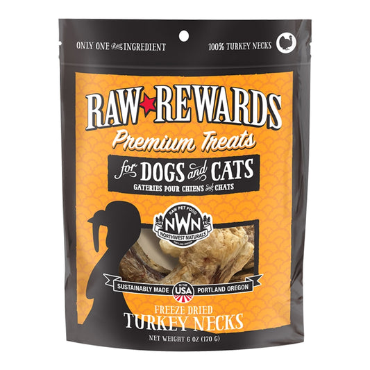 Northwest Naturals Raw Rewards Turkey Necks 6oz