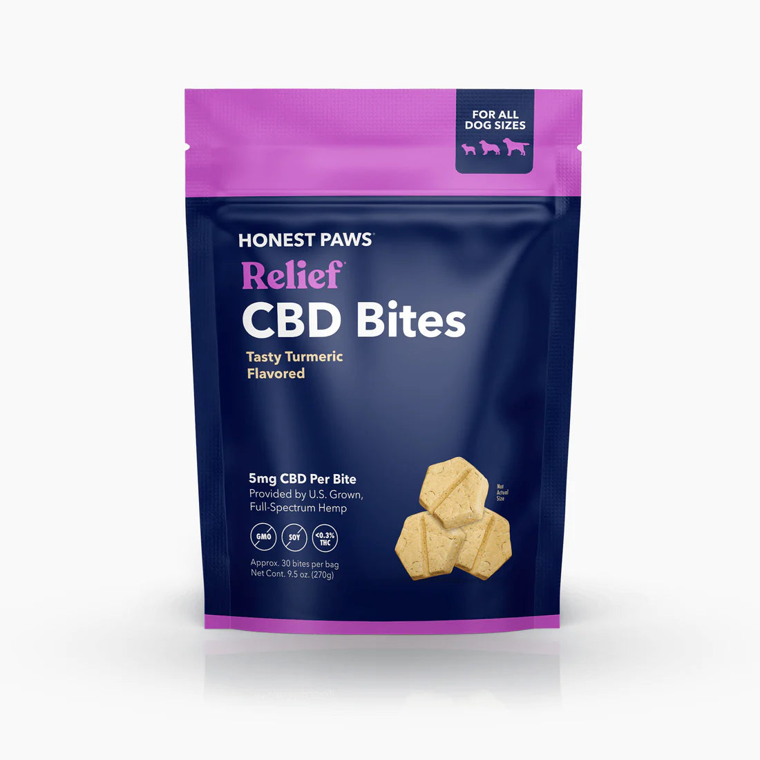 Honest Paws Relief CBD Bites